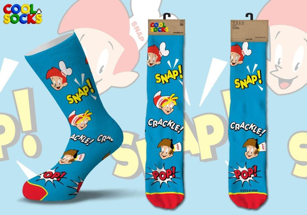 Snap, Crackle, Pop Rice Krispies Socks - Premium Socks from Cool Socks - Just $9.95! Shop now at Pat's Monograms