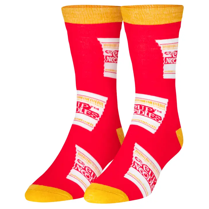 Cup Noodles Crew Socks - Premium Socks from Crazy Socks - Just $7.00! Shop now at Pat's Monograms