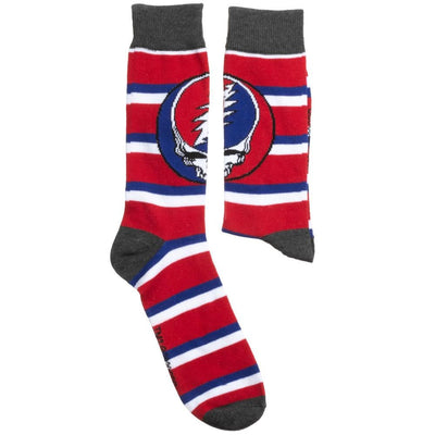 Grateful Dead - Dead Stripe Crew Sock - Premium Socks from Bioworld - Just $9.95! Shop now at Pat's Monograms