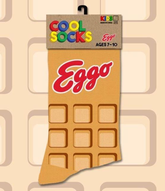 Eggos - Kids Ages 7-10 - Premium Socks from Cool Socks - Just $6.00! Shop now at Pat's Monograms