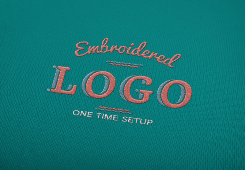 Embroidery Logo Setup - Premium  from Pat&