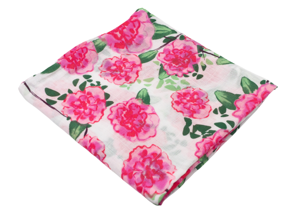 Live Life in Full Bloom Swaddle - Premium Baby Gift Sets from Lolly Banks - Just $19.95! Shop now at Pat's Monograms