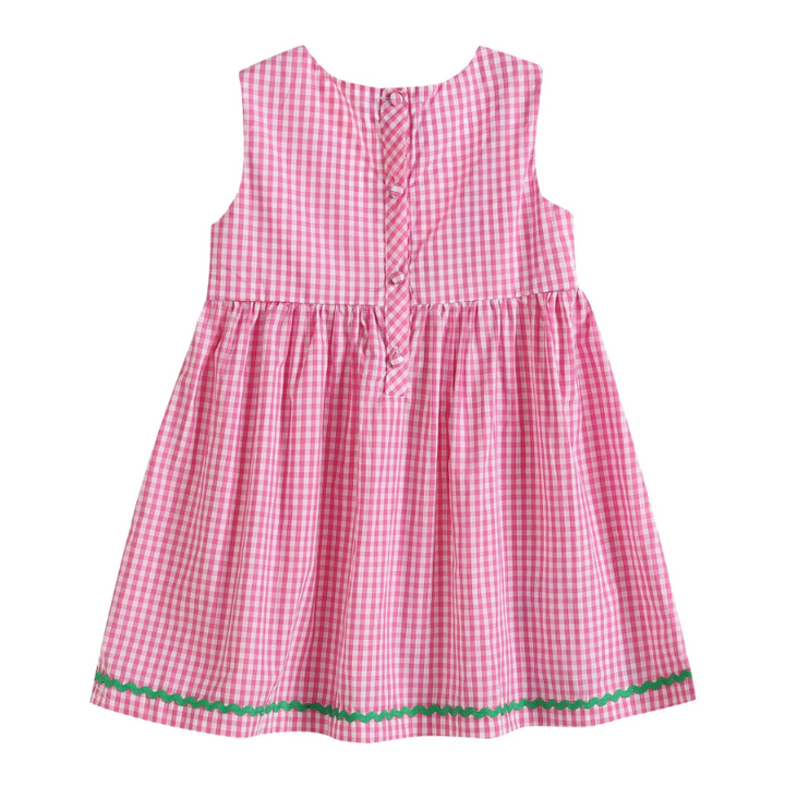Lil Cactus - Pink Gingham Farm Animals Dress - Premium Baby & Toddler Dresses from Lil Cactus - Just $32.95! Shop now at Pat's Monograms