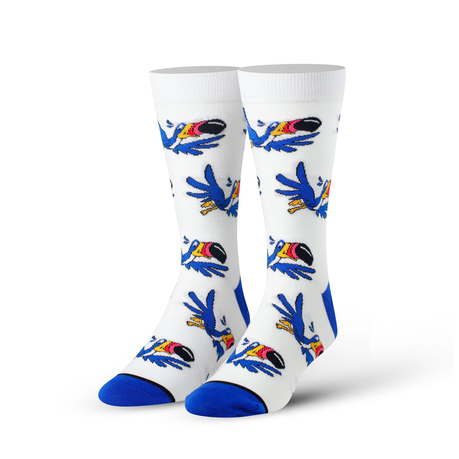 Follow Your Nose Toucan Socks - Premium Socks from Cool Socks - Just $9.95! Shop now at Pat's Monograms