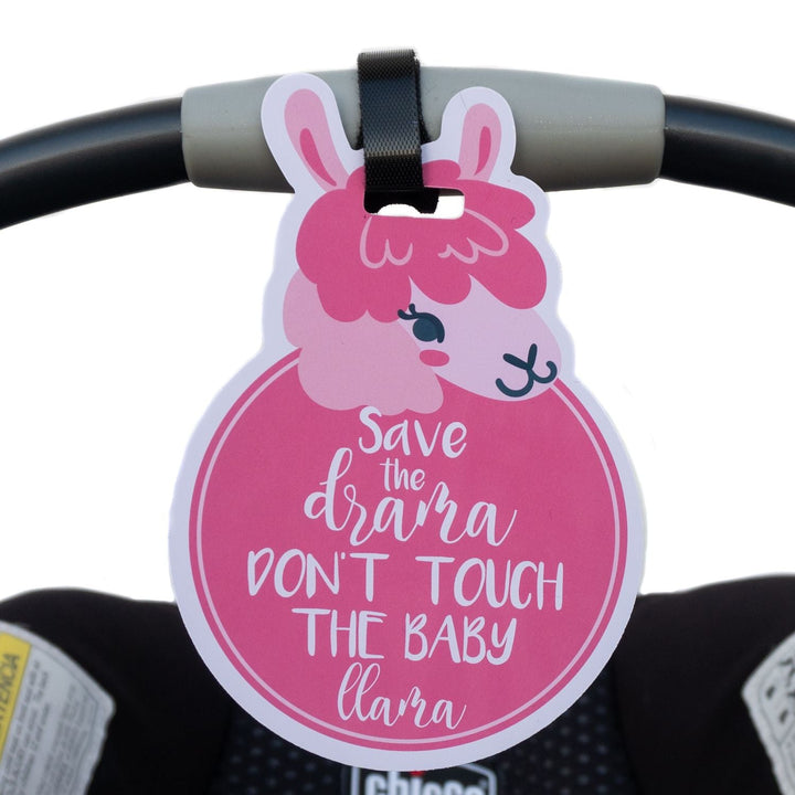No Touching Car Seat and Stroller Tag - Premium Infant Accessories from Three Little Tots - Just $9.95! Shop now at Pat's Monograms