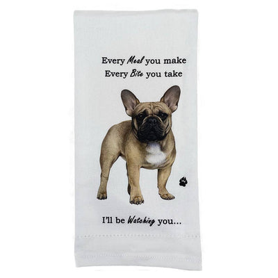 French Bulldog Kitchen Towel - Premium Kitchen Towels from E&S Pets - Just $9.95! Shop now at Pat's Monograms