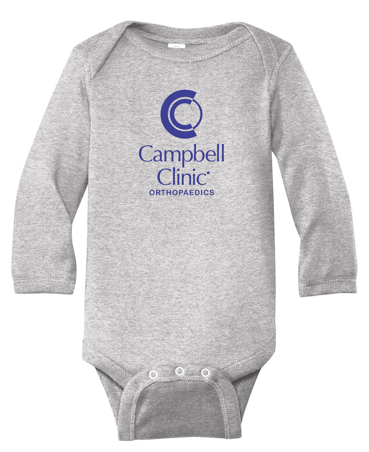 Campbell Clinic Baby Long Sleeve Onesie - Premium Infant Wear from Sanmar - Just $15.00! Shop now at Pat's Monograms
