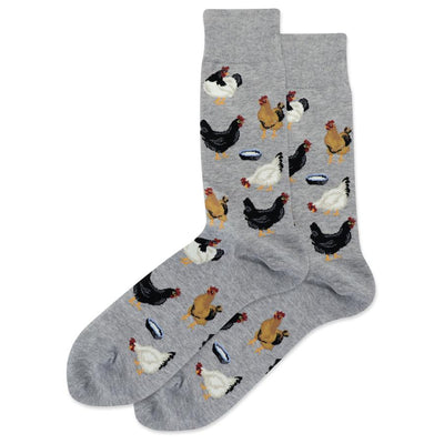 Feeding Chickens Crew Socks - Premium Socks from Hotsox - Just $9.95! Shop now at Pat's Monograms