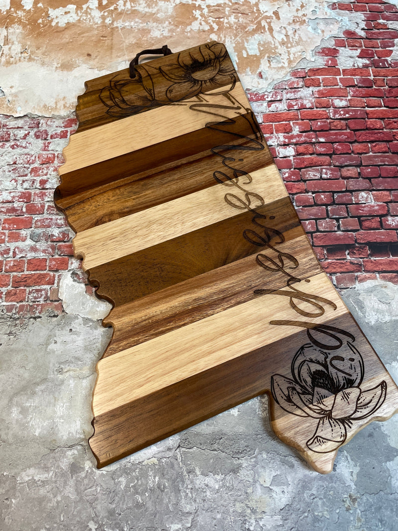 Mississippi Magnolia Serving Board - Rock & Branch® Shiplap Series - Premium Cutting Boards from Totally Bamboo - Just $39.95! Shop now at Pat&