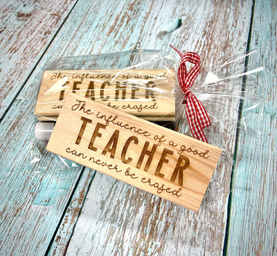 Personalized White Board Eraser, Chalkboard Eraser, Teacher Appreciation Gift, Personalized Gift - Premium  from Pat's Monograms - Just $12.95! Shop now at Pat's Monograms