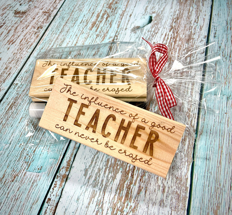 Personalized White Board Eraser, Chalkboard Eraser, Teacher Appreciation Gift, Personalized Gift - Premium  from Pat&