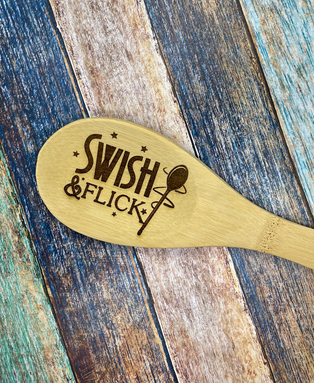 Wizard's Kitchen Spoons - Engraved Bamboo Cooking Spoon - Premium Spoons from Pat's Monograms - Just $9.95! Shop now at Pat's Monograms