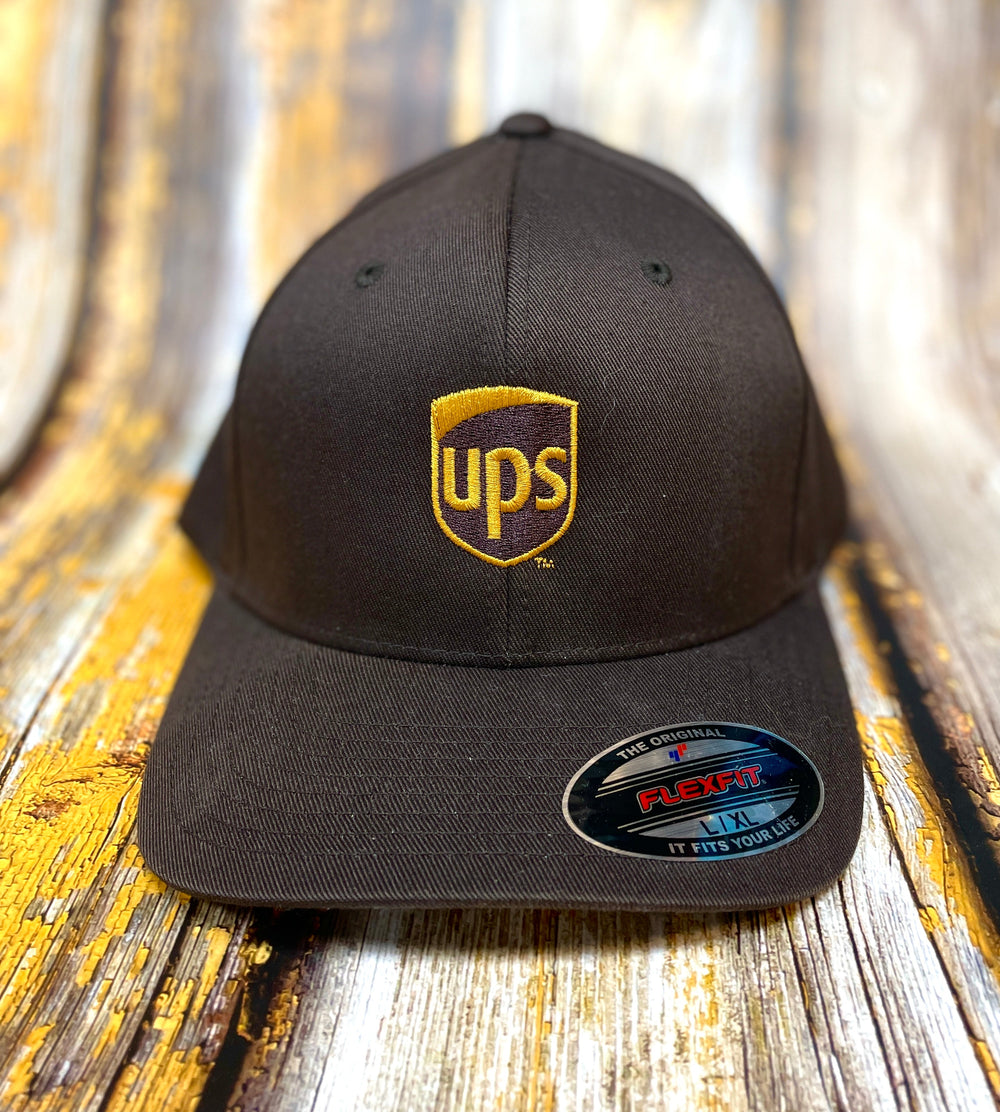 UPS - Flex Fit Cap - Premium  from Pat's Monograms - Just $19.95! Shop now at Pat's Monograms