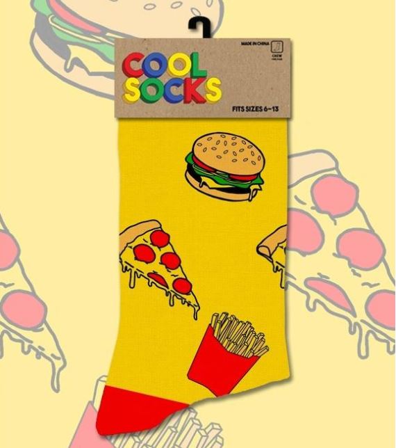 Fast Food Socks - Premium Socks from Cool Socks - Just $9.95! Shop now at Pat's Monograms