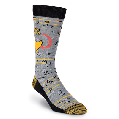 Chicken Butt Crew Socks - Premium Socks from K. Bell - Just $9.95! Shop now at Pat's Monograms