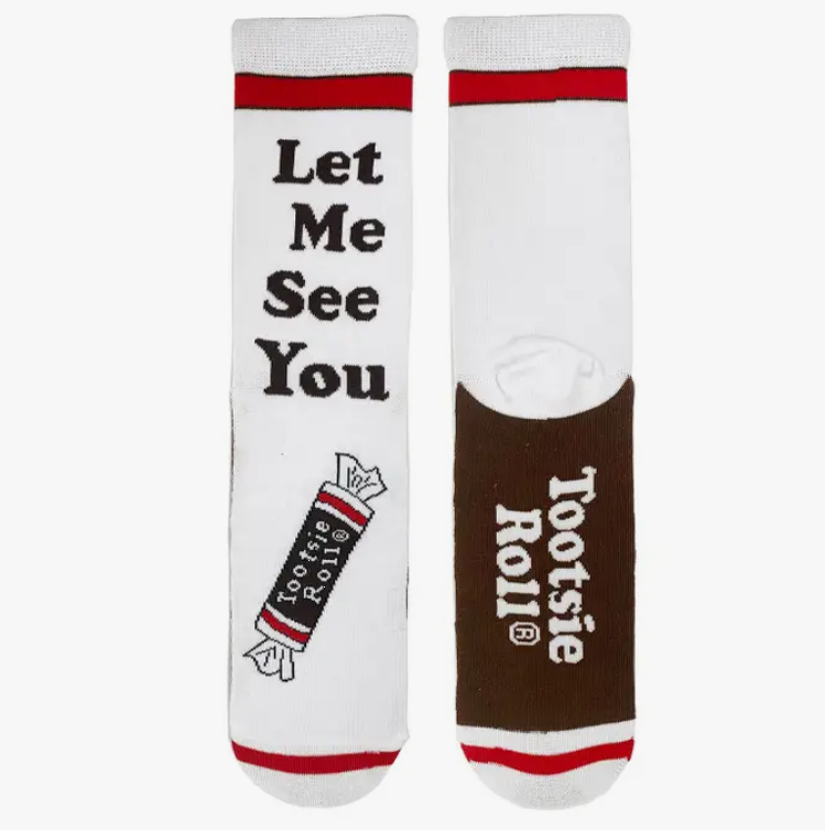 Let Me See U Tootsie - Premium  from Oooh Yeah Socks/Sock It Up/Oooh Geez Slippers - Just $11.95! Shop now at Pat's Monograms