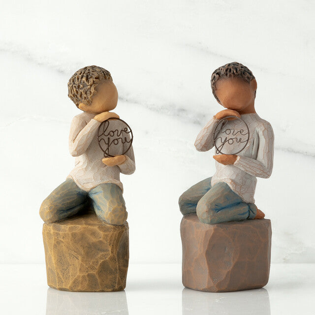 Love You Too - Premium Figurines from Willow Tree - Just $35! Shop now at Pat's Monograms
