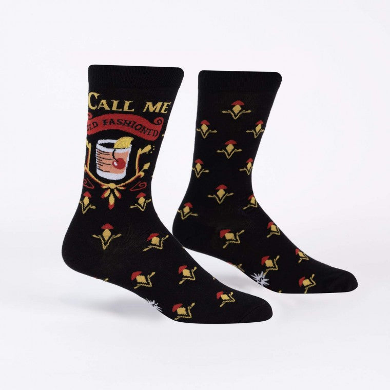 Call Me Old Fashioned Socks - Premium Socks from Sock it to me - Just $9.95! Shop now at Pat's Monograms