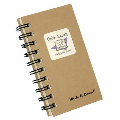 Mini-Online Accounts, My Password Journal - Premium Gifts from Journals Unlimited - Just $7.00! Shop now at Pat's Monograms
