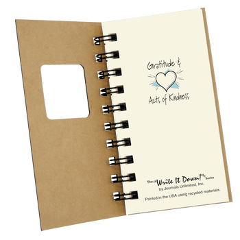 Mini- Gratitude & Acts of Kindness Journal - Premium Gifts from Journals Unlimited - Just $7.00! Shop now at Pat's Monograms
