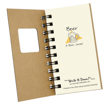 Mini- Beer Journal - Premium Gifts from Journals Unlimited - Just $7.00! Shop now at Pat's Monograms