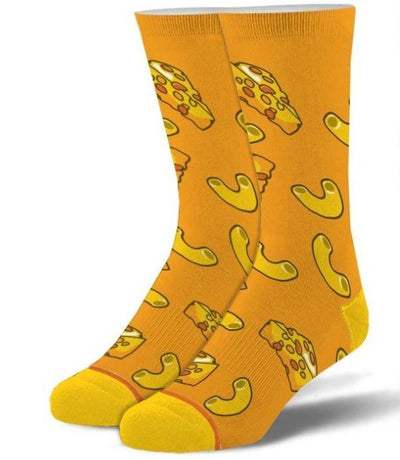 Mac N Cheezy - Kids Ages 4-7 - Premium Socks from Cool Socks - Just $6.00! Shop now at Pat's Monograms