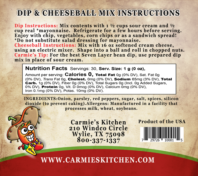 Manana Mexican Dip - Premium Dips & Spreads from Carmie&