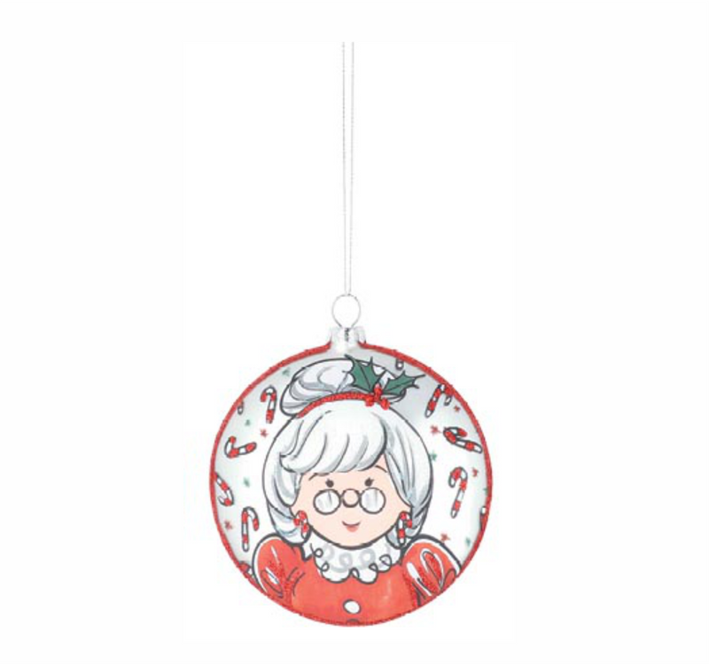 Glass Disc Ornament - Premium Ornament from Burton and Burton - Just $11.95! Shop now at Pat&