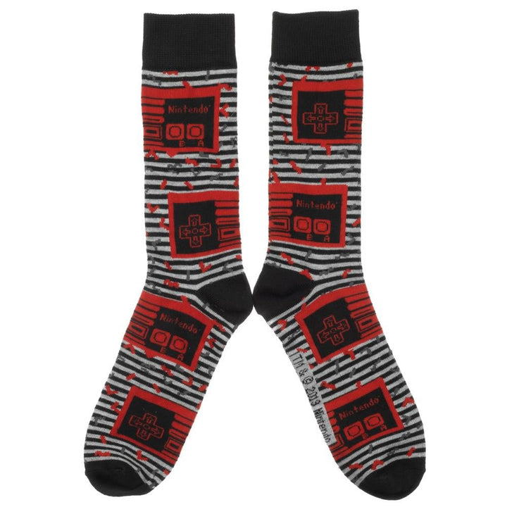 Nintendo Controller Crew Sock - Premium Socks from Bioworld - Just $9.95! Shop now at Pat's Monograms