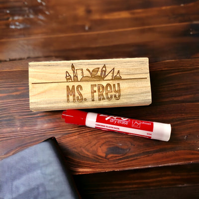 Personalized White Board Eraser, Chalkboard Eraser, Teacher Appreciation Gift, Personalized Gift - Premium  from Pat's Monograms - Just $12.95! Shop now at Pat's Monograms