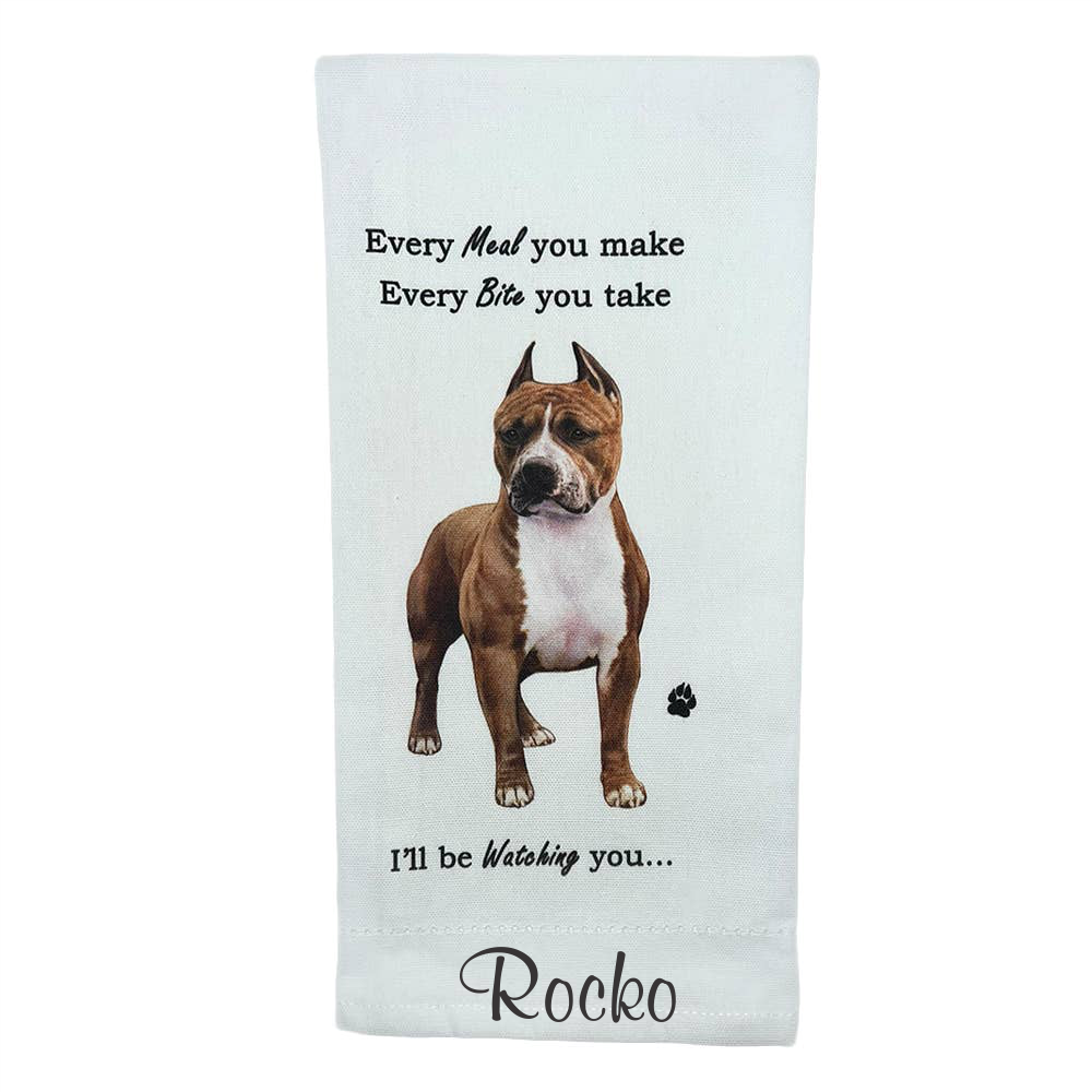 Pitbull Kitchen Towel - Premium Kitchen Towels from E&S Pets - Just $9.95! Shop now at Pat's Monograms