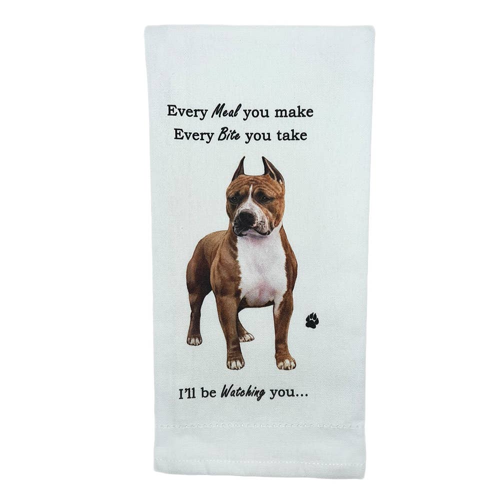 Pitbull Kitchen Towel - Premium Kitchen Towels from E&S Pets - Just $9.95! Shop now at Pat's Monograms