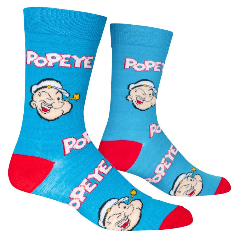 Popeye Crew Socks - Premium Socks from Crazy Socks - Just $7.0! Shop now at Pat's Monograms