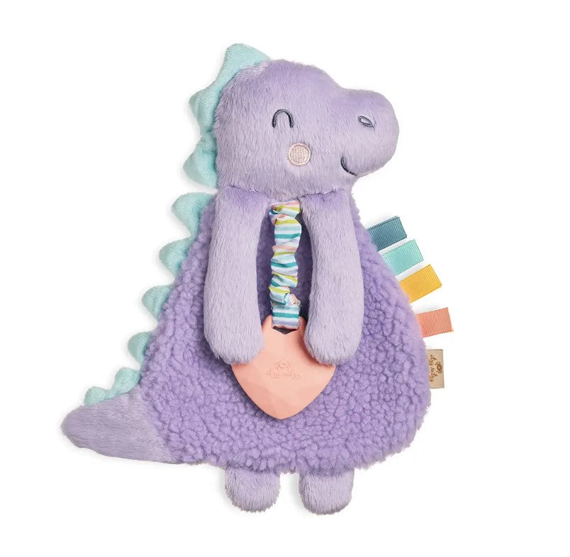Itzy Ritzy - Itzy Lovey™ Dempsey the Dino Plush with Silicone Teether Toy - Premium Baby Gift from Itzy Ritzy - Just $12.99! Shop now at Pat's Monograms