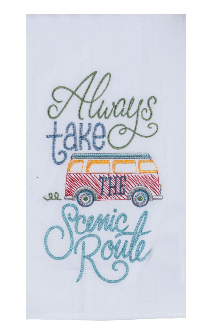 Scenic Route Flour Sack Towel - Premium Dish Towel from Kay Dee Designs - Just $8.00! Shop now at Pat&