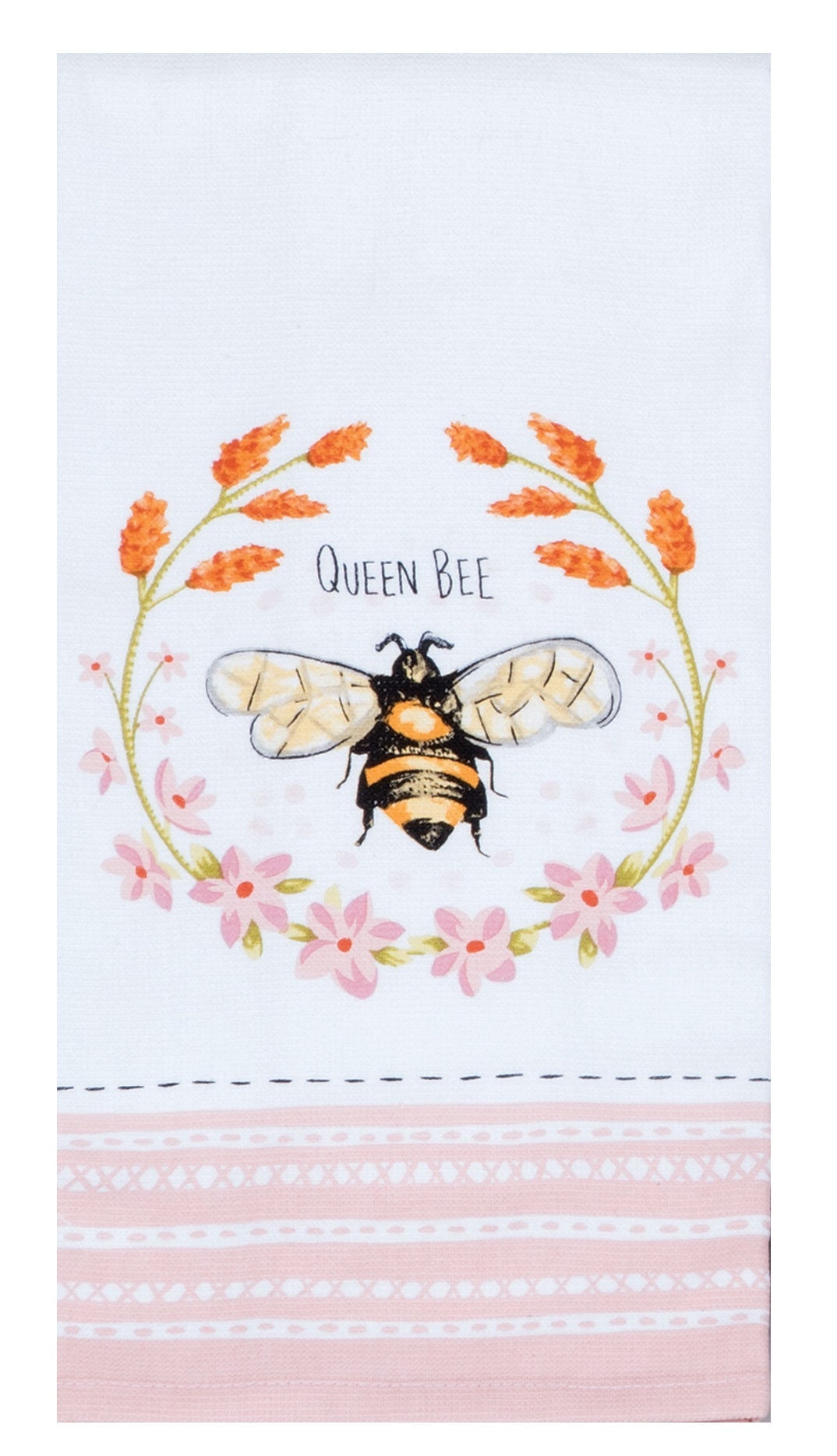 Bee Inspired Queen Bee Dual Purpose Terry Towel - Premium Dish Towel from Kay Dee Designs - Just $8.95! Shop now at Pat's Monograms