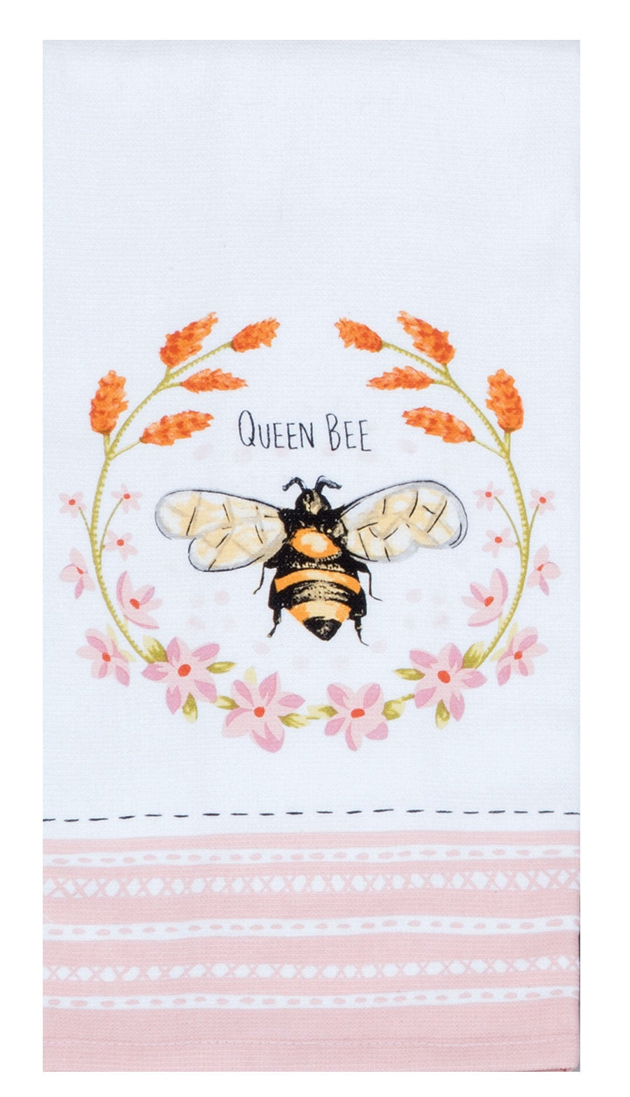 Bee Inspired Queen Bee Dual Purpose Terry Towel - Premium Dish Towel from Kay Dee Designs - Just $8.95! Shop now at Pat's Monograms