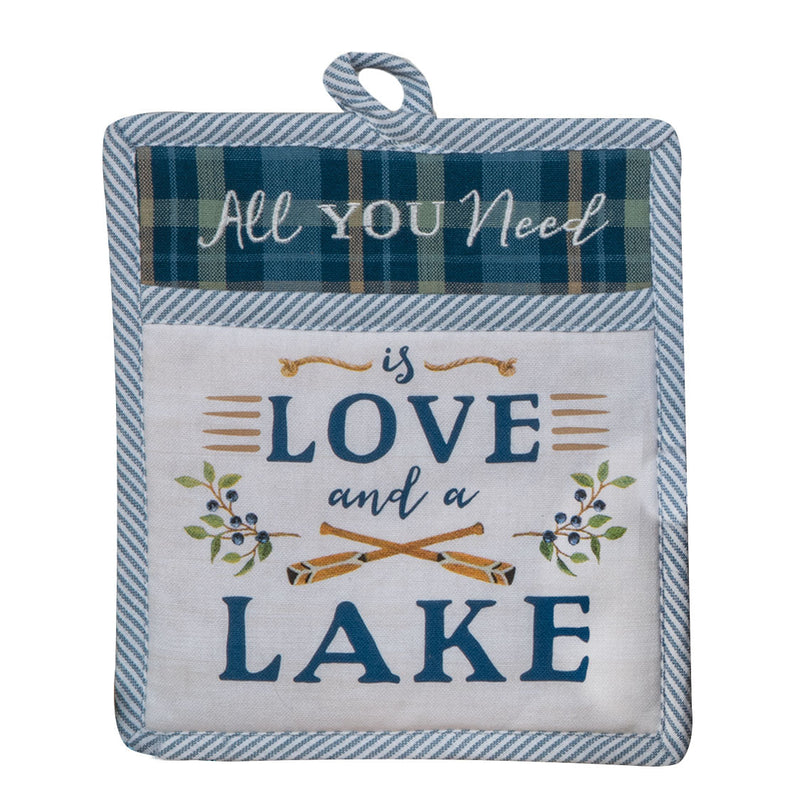 Lakeside Retreat Pocket Mitt - Premium oven mitt from Kay Dee Designs - Just $8.95! Shop now at Pat&