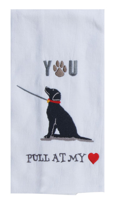 My Heart Strings Embroidered Terry Towel - Premium Dish Towel from Kay Dee Designs - Just $8.95! Shop now at Pat's Monograms