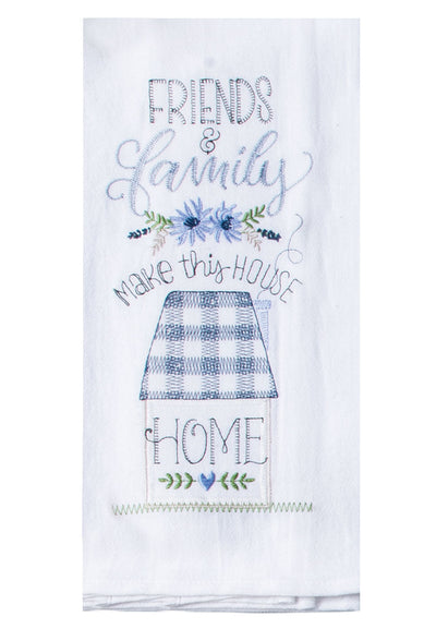 Friends & Family Flour Sack Towel - Premium Dish Towel from Kay Dee Designs - Just $8.95! Shop now at Pat's Monograms