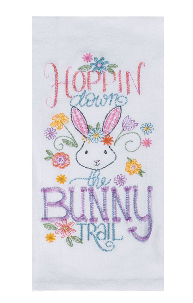 Bunny Trail Flour Sack Towel - Premium Dish Towel from Kay Dee Designs - Just $8.95! Shop now at Pat&
