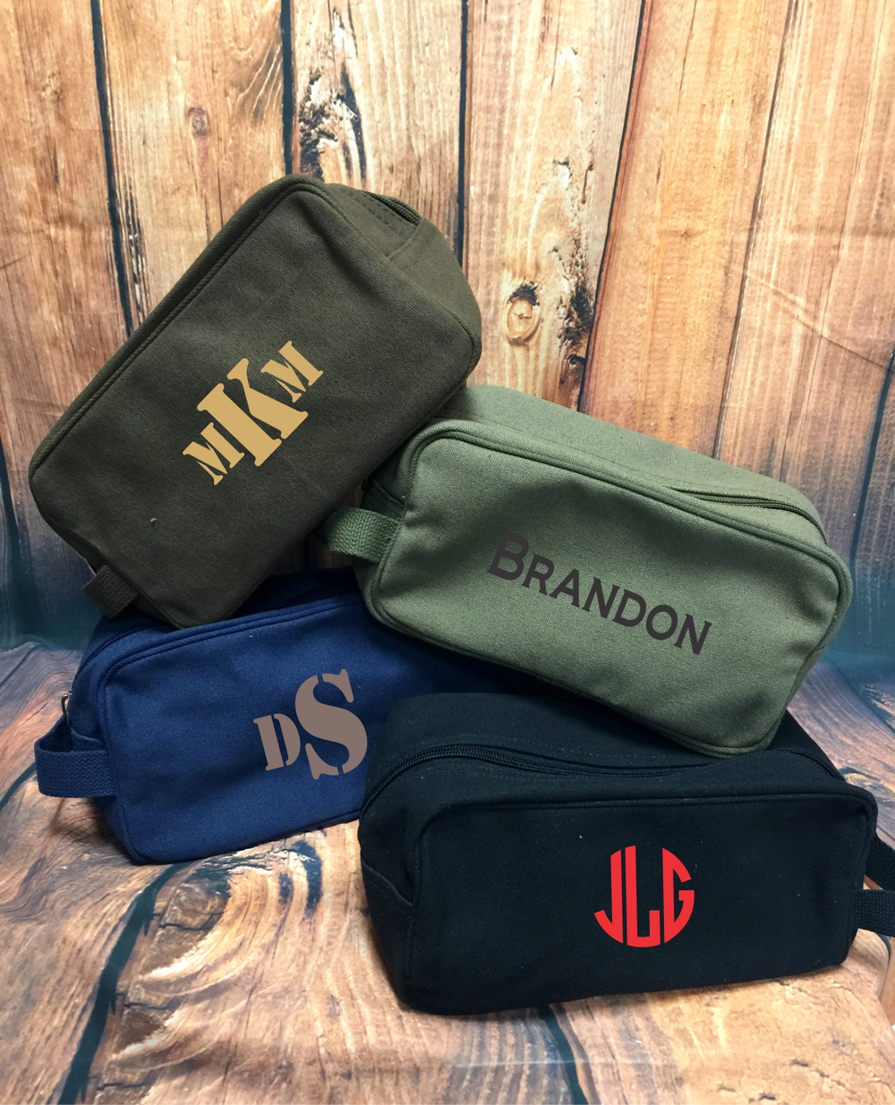 Men's Canvas Toiletry Bag - Premium Bags and Totes from Rothco - Just $12! Shop now at Pat's Monograms