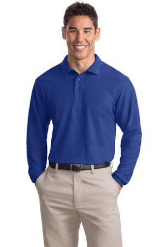 Veritas - Port Authority Unisex Long Sleeve Silk Touch Polo - Premium School Uniform from Pat&