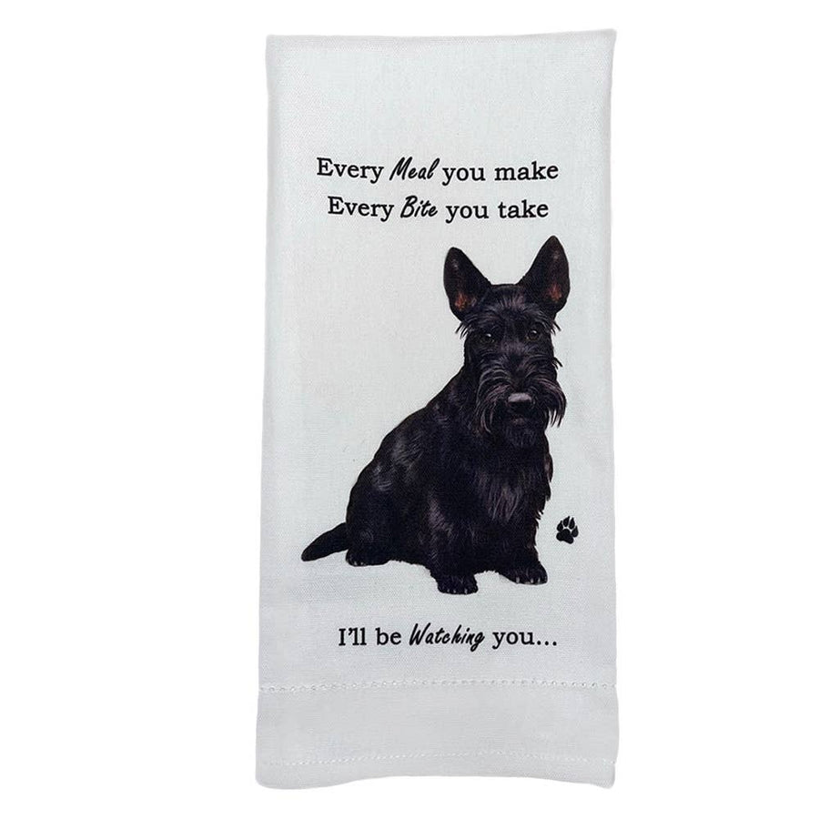 Scottie Dog Kitchen Towel - Premium Kitchen Towels from E&S Pets - Just $9.95! Shop now at Pat's Monograms