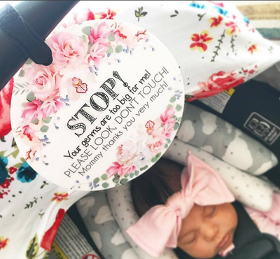 Floral Car Seat and Stroller - STOP germs - Premium Infant Accessories from Three Little Tots - Just $9.95! Shop now at Pat's Monograms