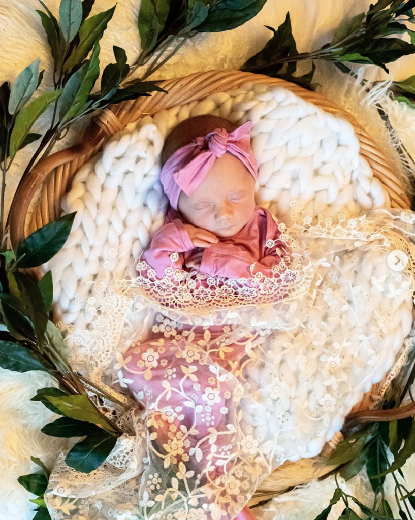 Rose Knotted Baby Gown and Headband - Premium Just for baby from Three Little Tots - Just $26.95! Shop now at Pat's Monograms