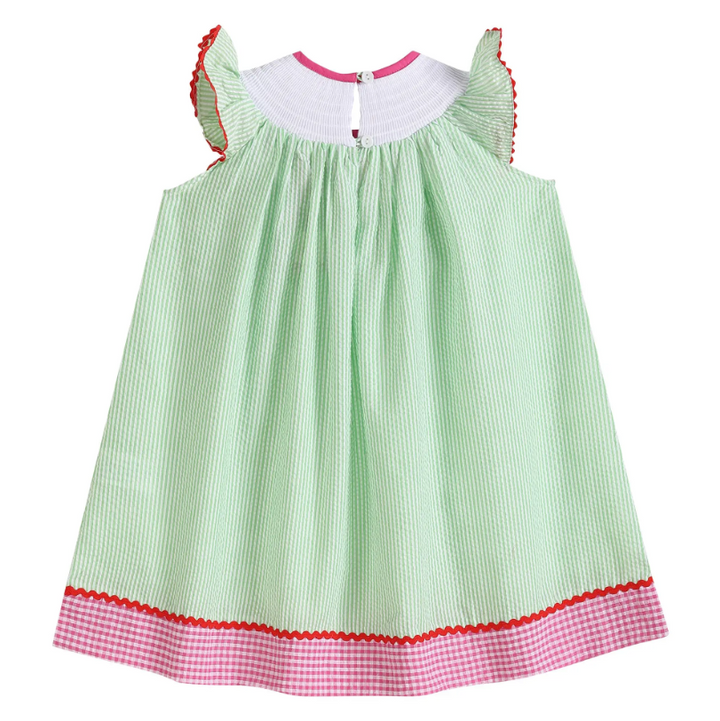 Lil Cactus - Green Gingham Watermelon Smocked Dress - Premium Baby & Toddler Dresses from Lil Cactus - Just $32.95! Shop now at Pat's Monograms