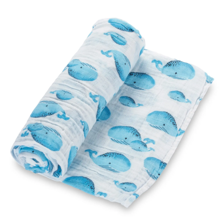 Fun Whale Swaddle - Premium Baby Gift Sets from Lolly Banks - Just $19.95! Shop now at Pat's Monograms