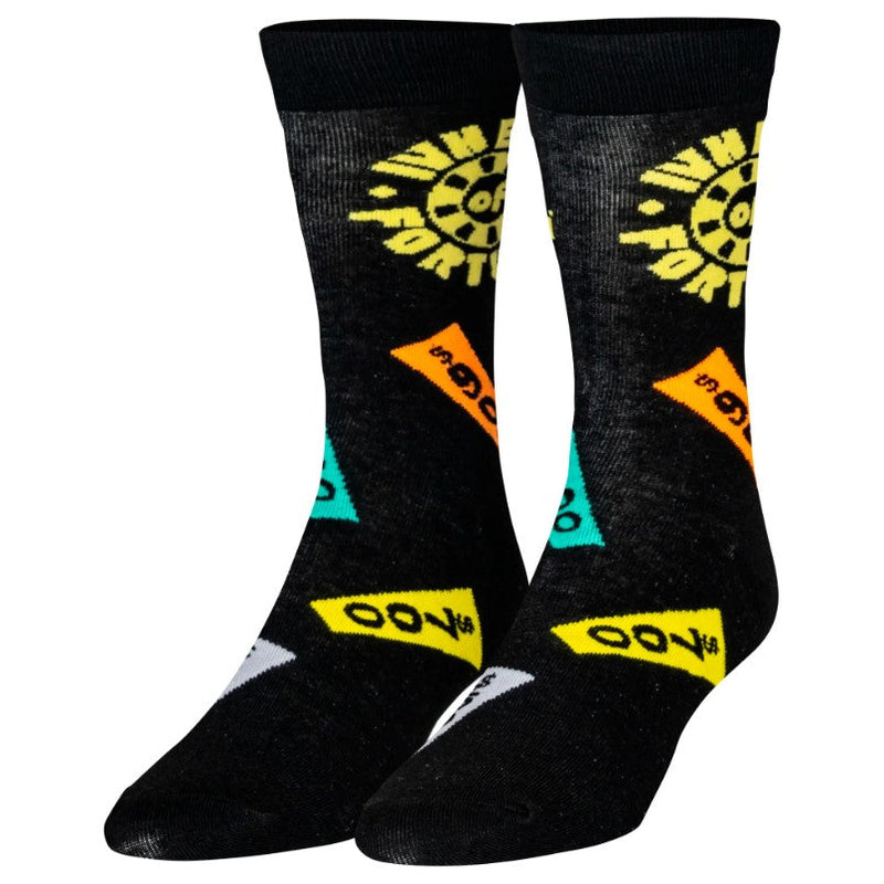 Wheel of Fortune Crew Socks - Premium Socks from Crazy Socks - Just $7.0! Shop now at Pat&