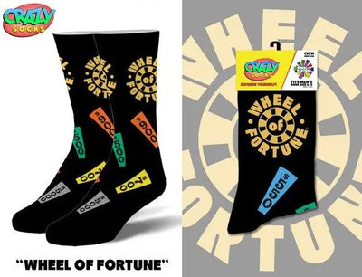 Wheel of Fortune Crew Socks - Premium Socks from Crazy Socks - Just $7.0! Shop now at Pat's Monograms